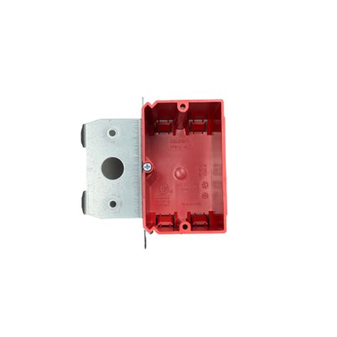 Single Gang Adjustable Depth Bracket Electrical Box Red – Wolf Distribution