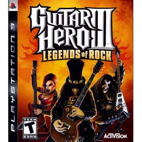 Guitar Hero III: Legends of Rock - Playstation 3 (Game only) - Walmart ...