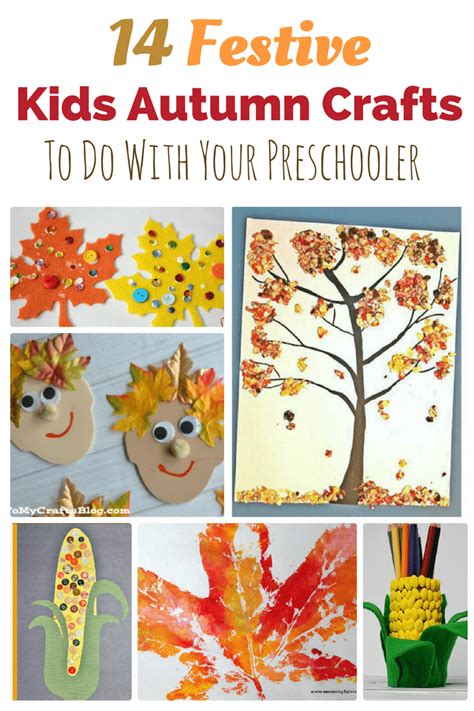 14 Festive Kids Autumn Crafts To Do With Your Preschooler