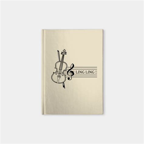 Ling Ling Twoset Violin Notebook | Twoset-violin in 2022 | Notebook, Hardcover notebook, Violin