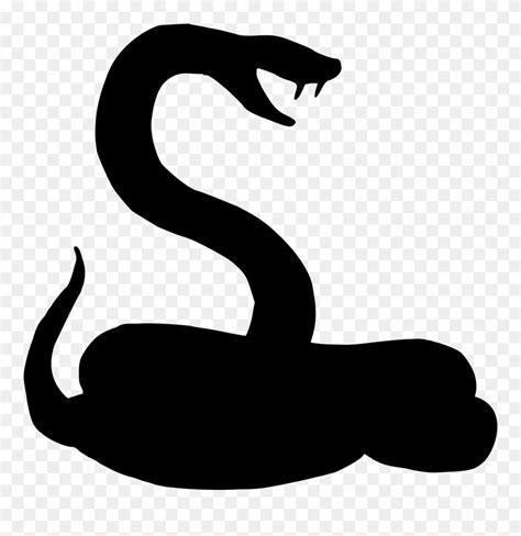 Download Info - Snake Silhouette Clipart (#498702) - PinClipart