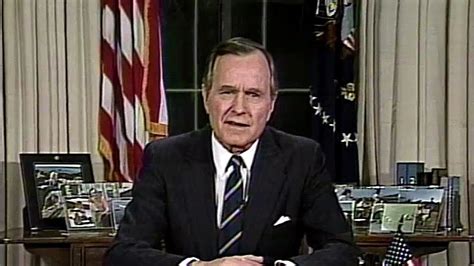 President George H.W. Bush halts combat offensive in Iraq 30 years ago this hour #OnThisDay #OTD ...