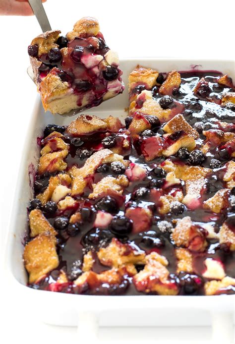 Overnight Blueberry French Toast Bake - Chef Savvy