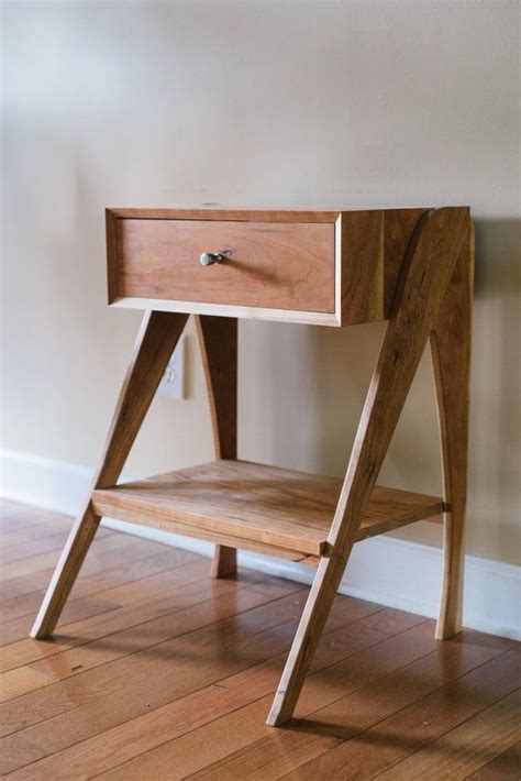 Handmade Mid Century Nightstand | Classic furniture design, Mid century nightstand, Eclectic ...