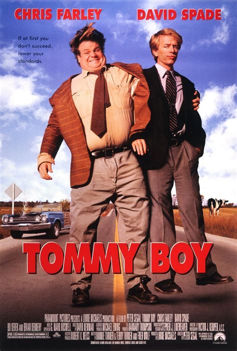 David Spade Tweets Early 'Tommy Boy' Poster When Called 'Rocky Road ...