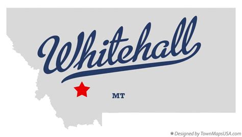 Map of Whitehall, MT, Montana