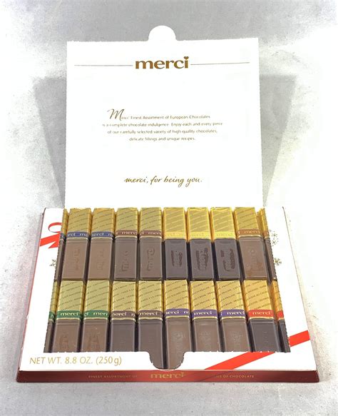 Merci Finest Assortment of European Chocolates 8.8oz Box 20 Pieces - Buy Online in UAE ...