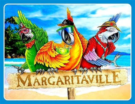 4.75 Jimmy Buffett Margaritaville Vinyl Sticker. Parrot - Etsy