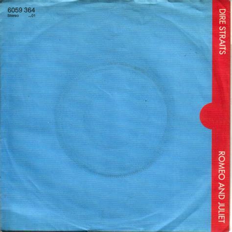 Dire Straits - Romeo And Juliet (1980, Vinyl) | Discogs