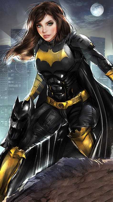 2160x3840 Artwork Batgirl Sony Xperia X,XZ,Z5 Premium ,HD 4k Wallpapers,Images,Backgrounds ...