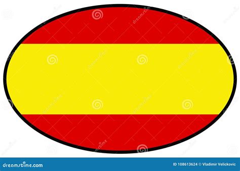 Spain Flag - Country on the Iberian Peninsula in Europe Stock Vector ...