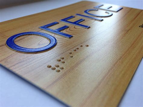 Custom Braille Sign - Your Design on ADA Compliant Sign