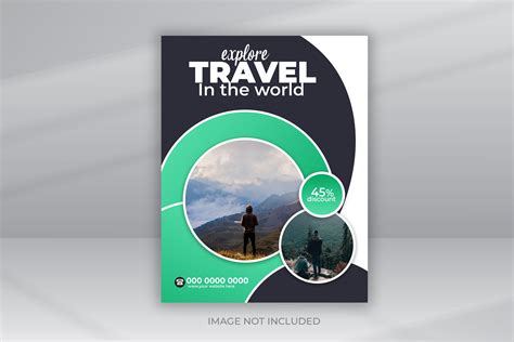 Creative Travel Psd Flyer Design Graphic by VMSIT · Creative Fabrica