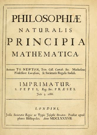 Philosophiæ Naturalis Principia Mathematica - Wikiwand