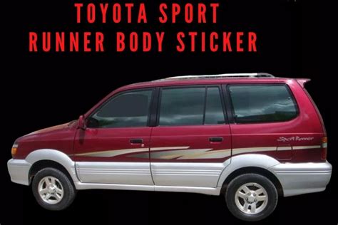 TOYOTA REVO SPORT RUNNER BODY STICKERS | Lazada PH