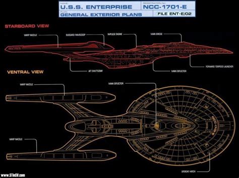 Enterprise Schematic - Star Trek-The Next Generation Wallpaper (3984121 ...