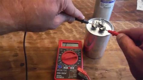 How to test a Dual Run Capacitor from Air Conditioner with a Multimeter ...