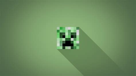 Minecraft Minimalist Creeper Wallpaper, HD Minimalist 4K Wallpapers ...