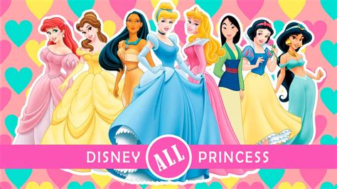 Disney Princess Chart Pics And Names