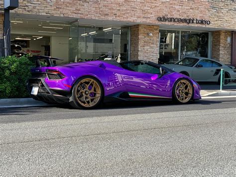 Lamborghini Huracan Performante Spyder Purple Brixton Forged PF5 Duo Wheel | Wheel Front