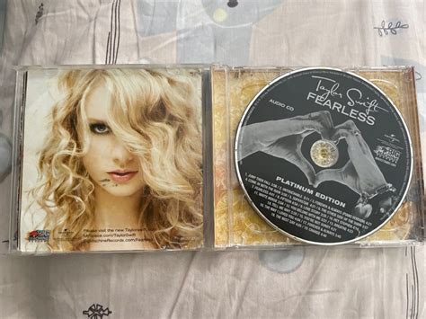 taylor swift fearless album platinum edition, Hobbies & Toys, Music & Media, CDs & DVDs on Carousell