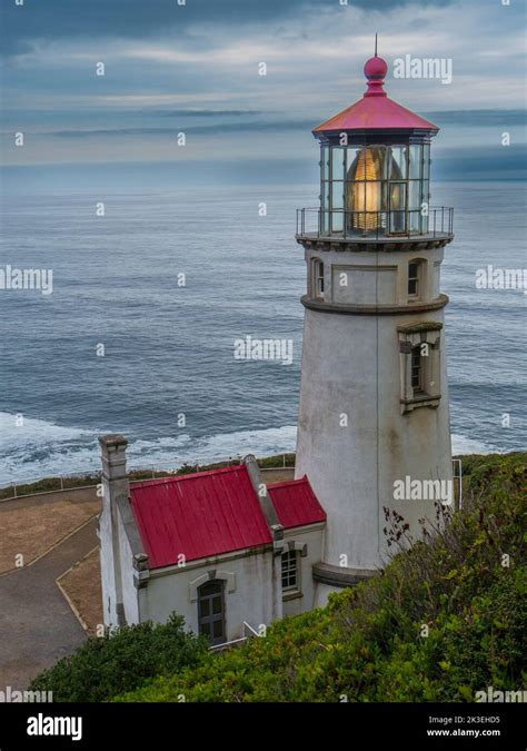 Heceta Head Lighthouse north of Florence, Oregon Stock Photo - Alamy