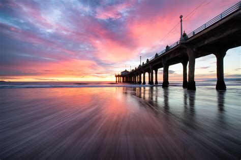 Leading Lines by Brent Goldman / 500px | Manhattan beach, Manhattan beach pier, Rule of thirds ...