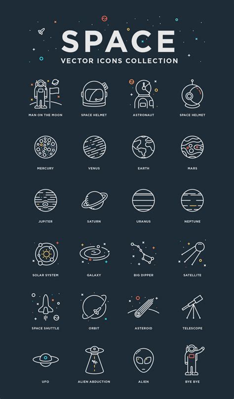 » Space Icons - Design Resources Download