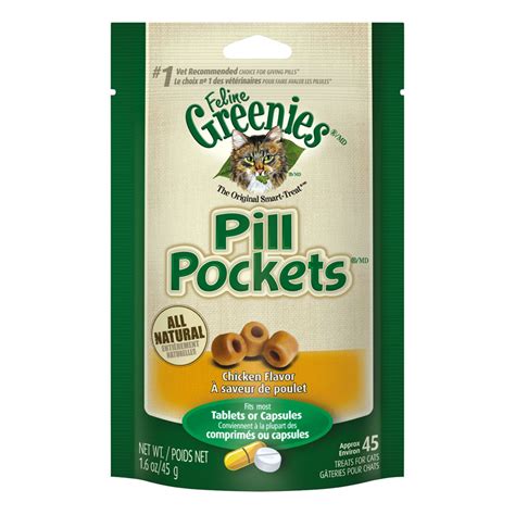 Greenies Feline Pill Pockets Cat Treats - Chicken | Pill pockets ...