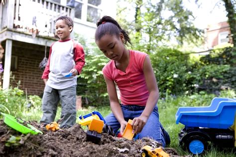 Free picture: African American, children, play, outside