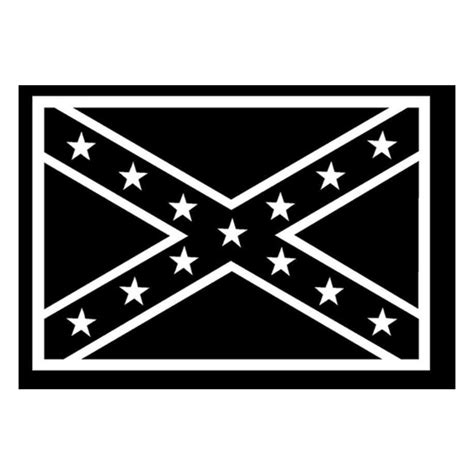 Confederate Flag - 4"x6" Vinyl - Bordered | Liberty or Death USA