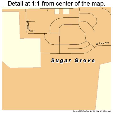 Sugar Grove Illinois Street Map 1773391