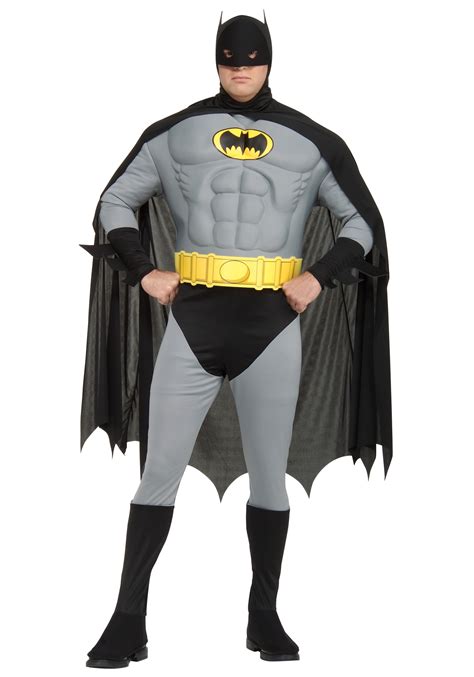 Plus Size Adult Batman Costume for Men 1X