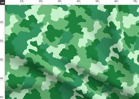 Green Camo Fabric - Green Camo By Kimsa - Shades Of Green Camouflage ...