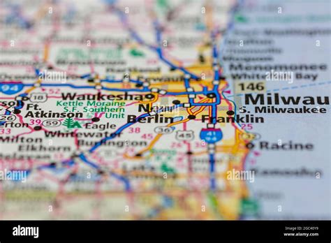 New berlin on a map hi-res stock photography and images - Alamy