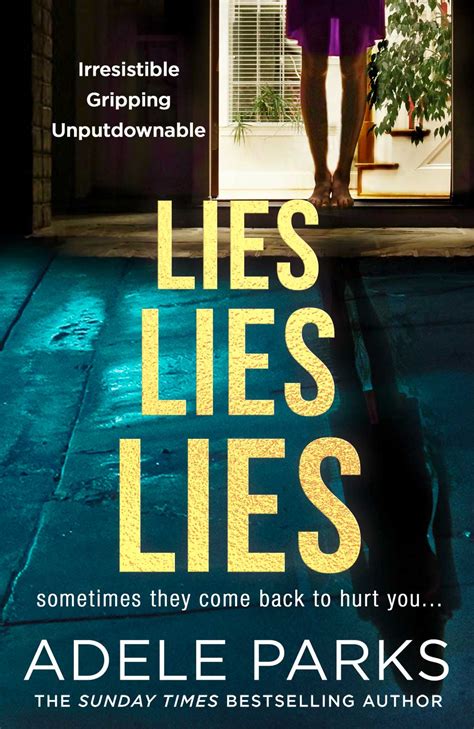 Lies Lies Lies (Paperback) - Signed by Adele — Adele Parks