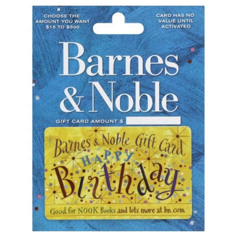 Barnes & Noble Birthday Gift Card, EACH - Ralphs