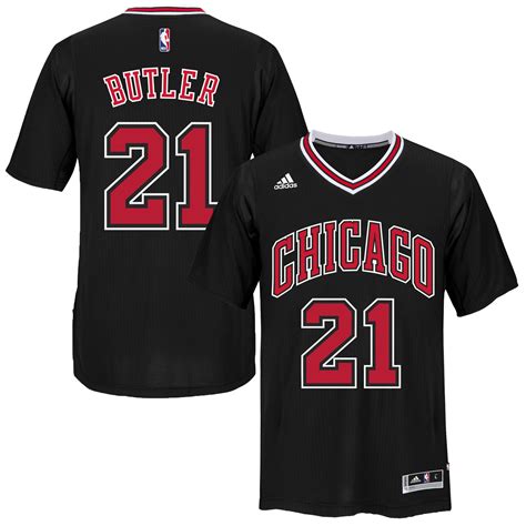 adidas Jimmy Butler Chicago Bulls Black Swingman climacool Jersey