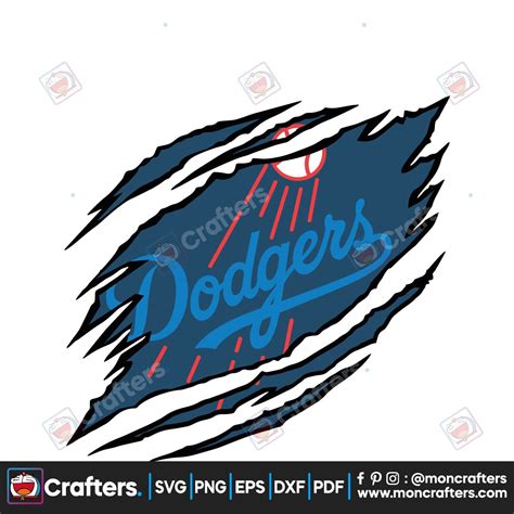 Los Angeles Dodgers Logo Svg Instant Download Instant Download