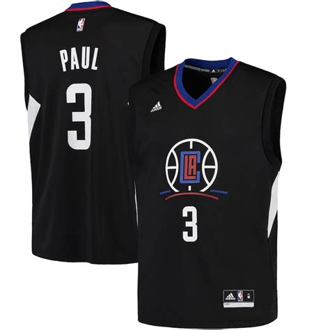 Chris Paul LA Clippers adidas Replica Basketball Jersey - Black