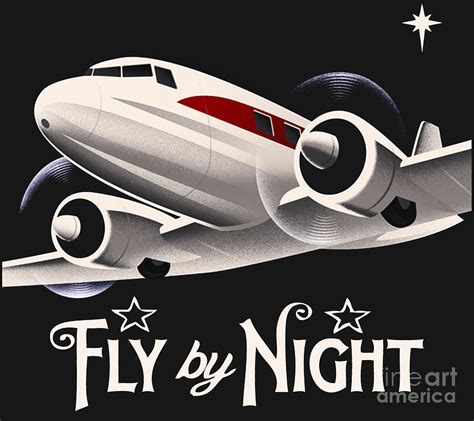 Fly by Night Drawing by Retro Racing - Fine Art America