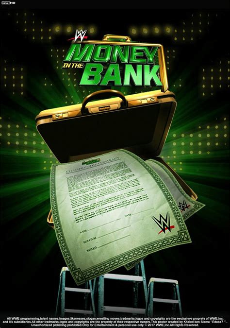 WWE Money In The Bank 2017 Poster by edaba7 on DeviantArt