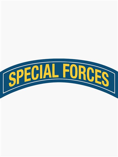 "Special Forces Tab - United States Army" Sticker for Sale by ...