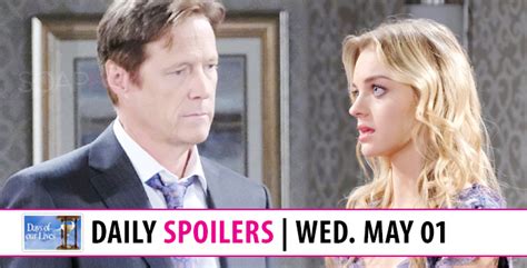 Days of our Lives Spoilers for Wednesday, May 1, 2019