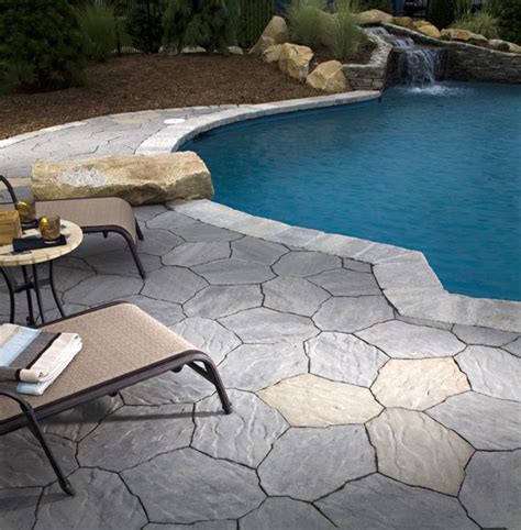 20 Fresh and Natural Pool Deck Stone Inspirations