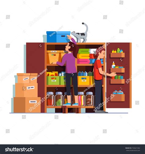 828 Cartoon pantry Stock Illustrations, Images & Vectors | Shutterstock