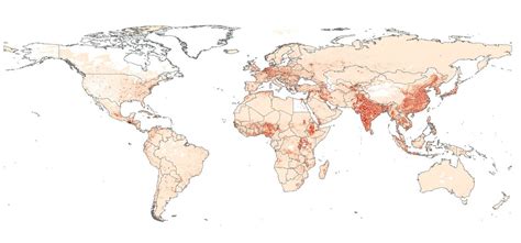 World Population Heat Map