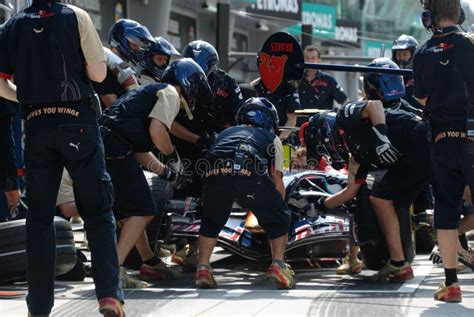 Scuderia Toro Rosso STR2 Team Editorial Stock Photo - Image of practice ...