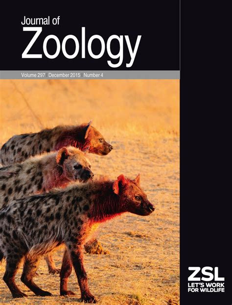 Journal of Zoology: Vol 297, No 4