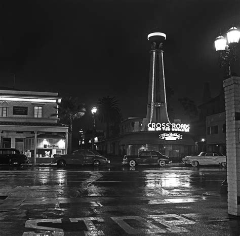 Los Angeles In The Rain by Michael Ochs Archives